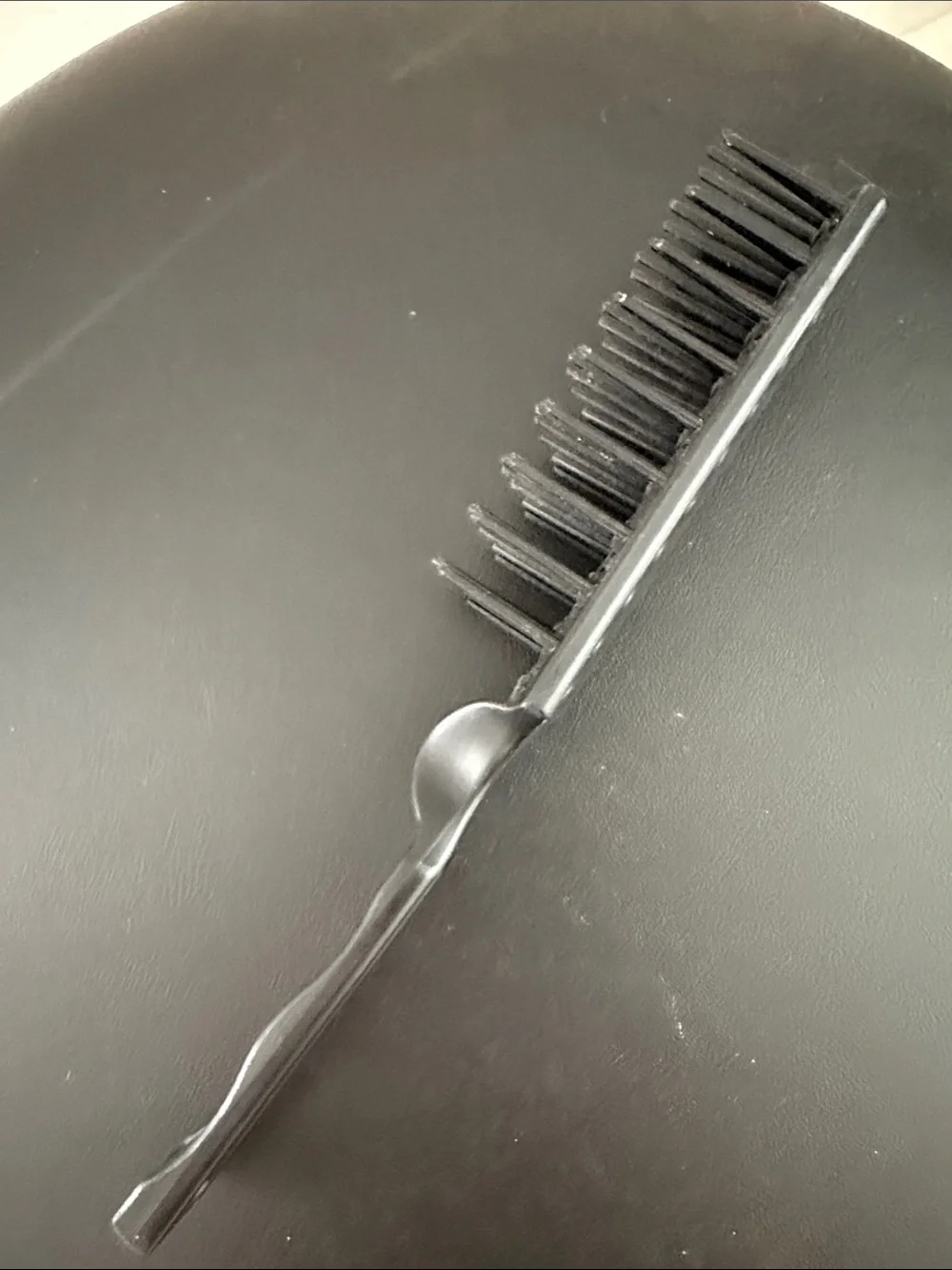 Men's Black Beard & Mustache Comb - Sleek Grooming Tool